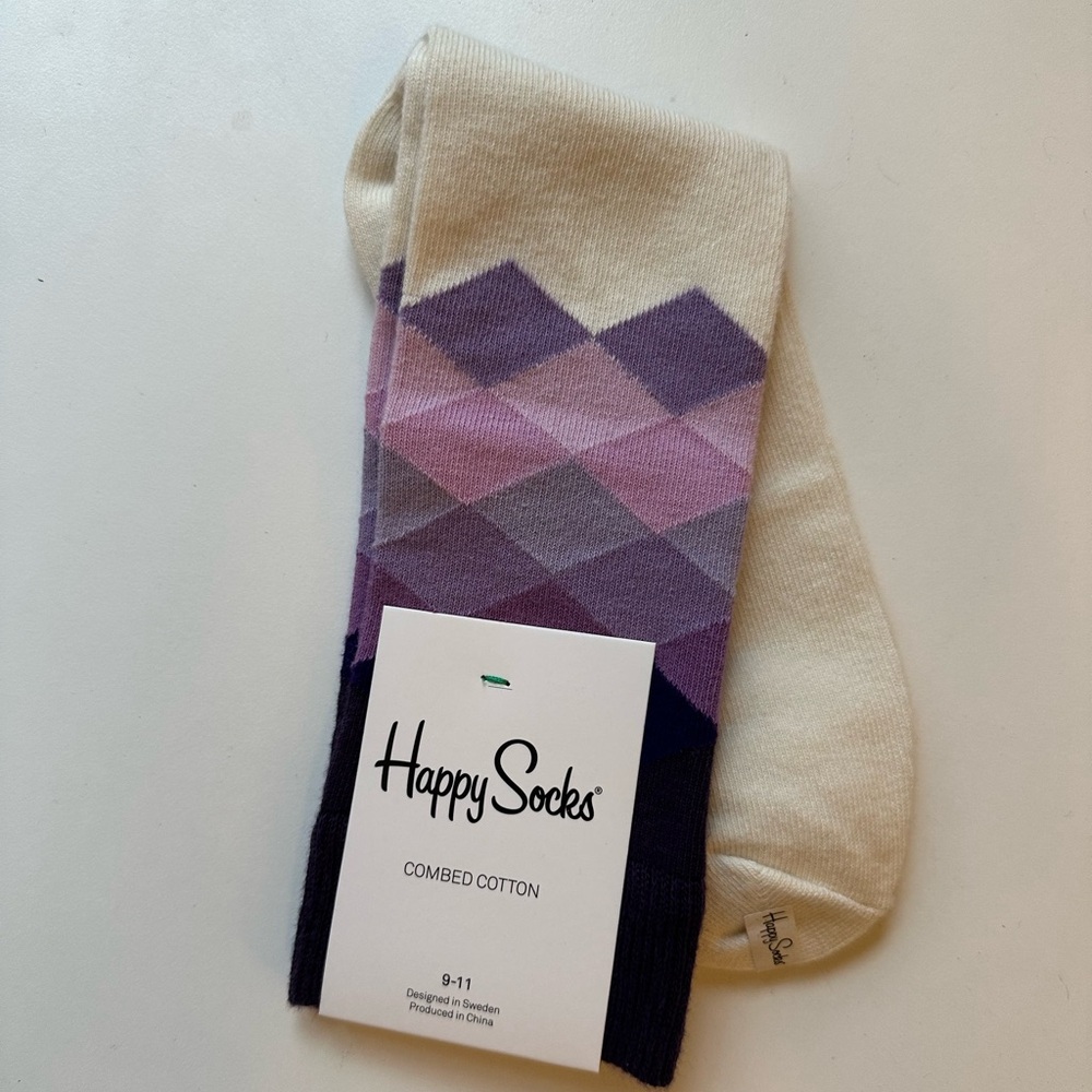 New -  Happy Socks Purple Gradation